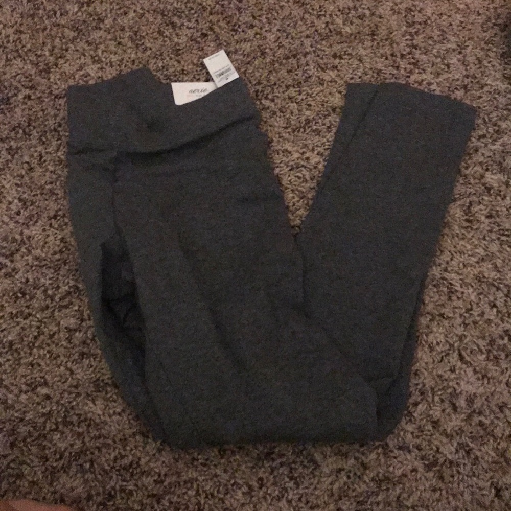 Aerie chill heather grey leggings